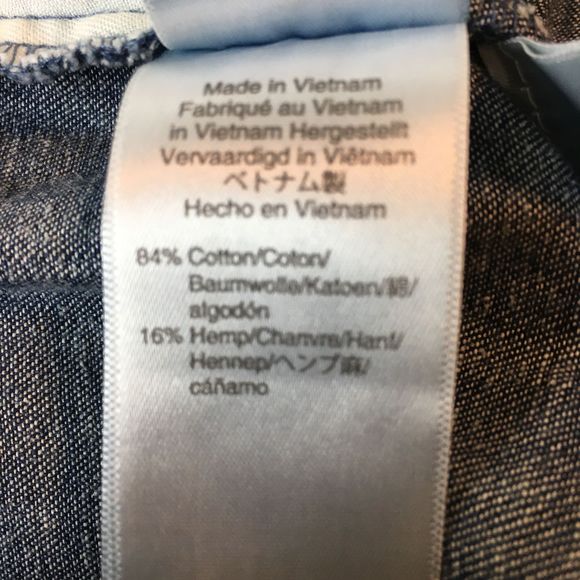 Re-Imagined J. Crew High Rise Paper Bag Denim Pant - Picture 8 of 8